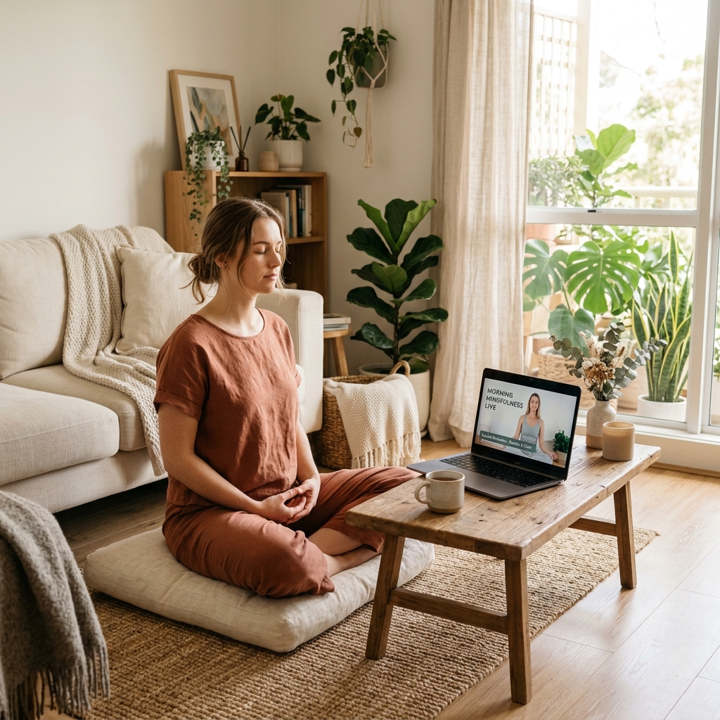 Kelas Meditasi Online Interaktif